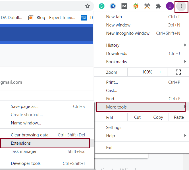 Use Google Chrome Extensions to unblock the websites