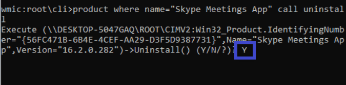 How To Uninstall Program Using CMD