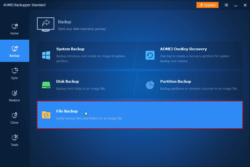 Backup files to external hard drive with free file backup software