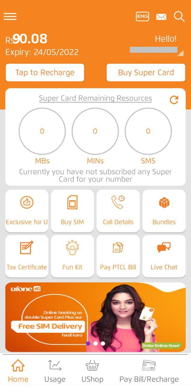 Download My Ufone app