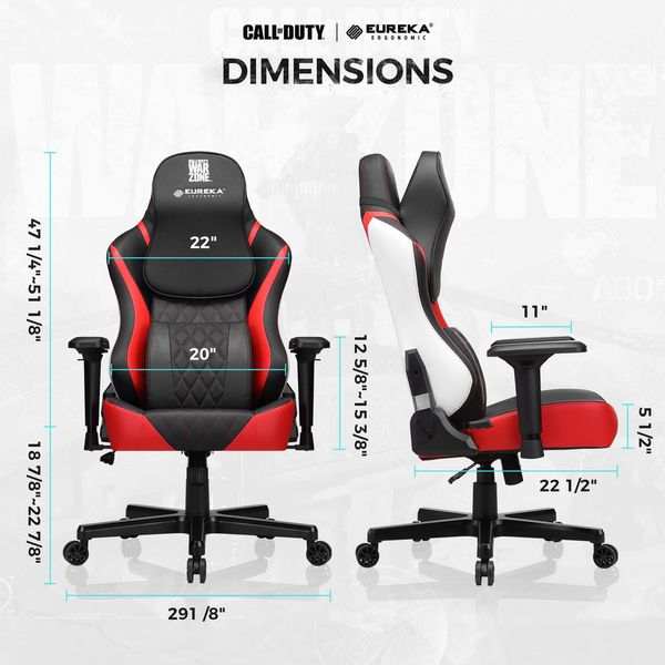 Call of Duty Gaming Chair Warzone Red