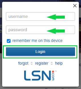 How to login LSN