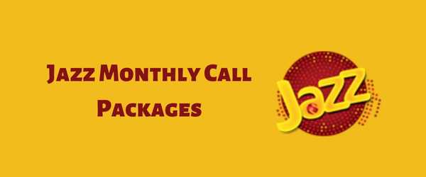 Jazz Monthly Call Packages