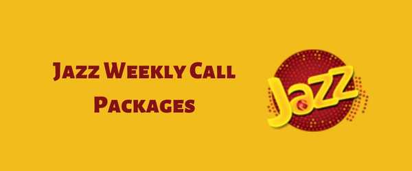 Jazz Weekly Call Packages