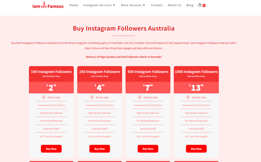 The best site to buy Instagram Followers from Australia